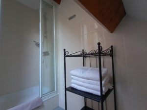 Badkamer vakantiehuisje B de Rozenhorst